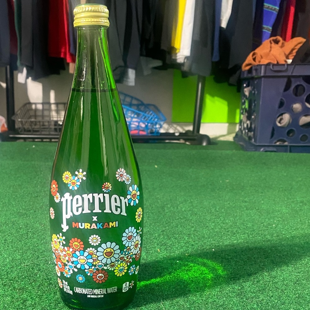 Limited Edition TAKASHI MURAKAMI Perrier X Murakami 750ml Glass Bottle